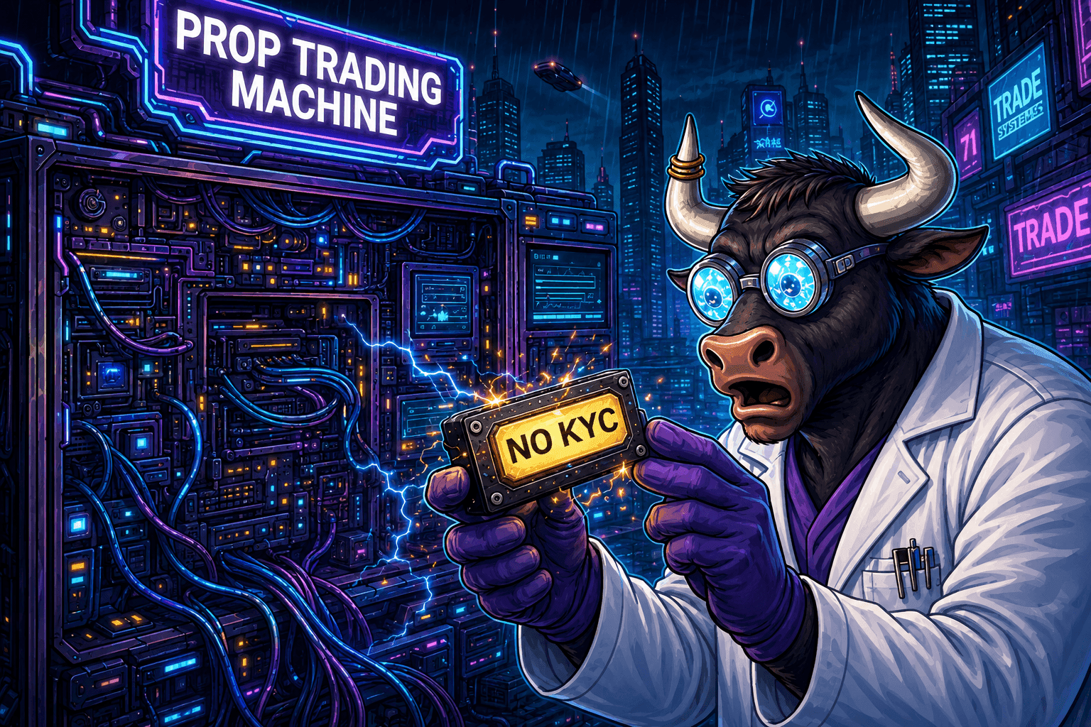 Cómo funciona el prop trading sin KYC en la práctica